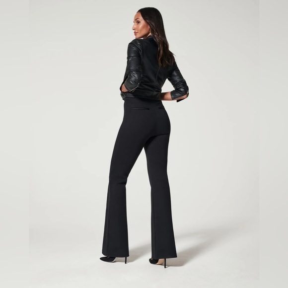 SPANX supersmooth PerfectFit Ponte Flare Pant Shaping Trouser Wide Leg 20252Q - Picture 7 of 17